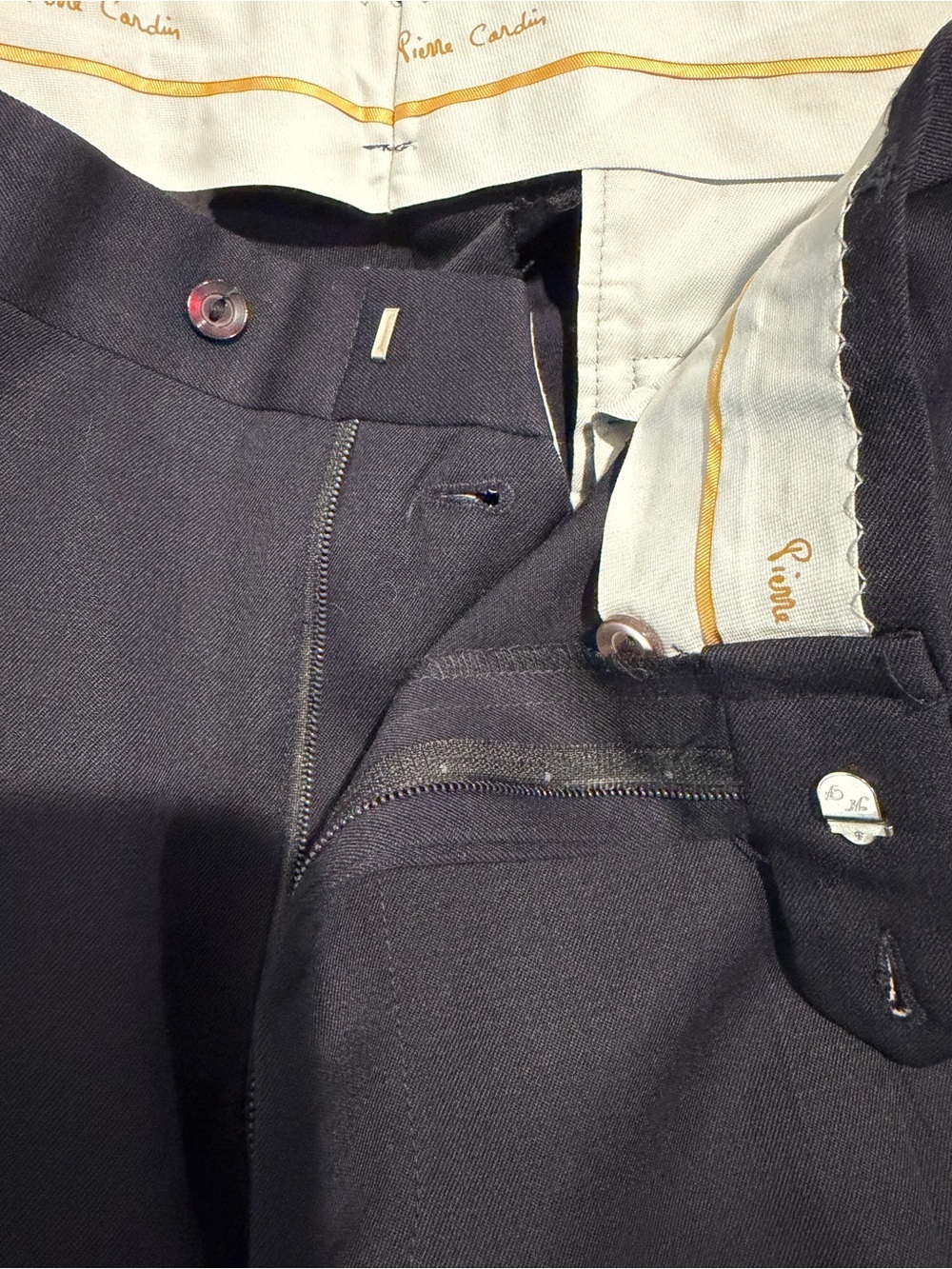 Pierre Cardin Men's Dark Navy Two-Piece Suit - Picture 10 of 16